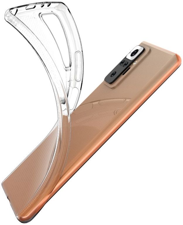 Xiaomi Redmi Note 10 Pro Hoesje Flexibel en Dun TPU Transparant afbeelding 2