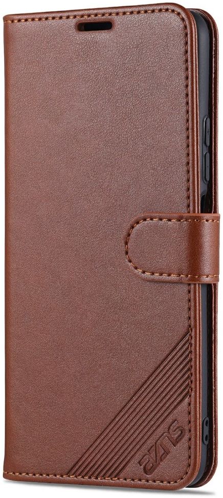 AZNS Xiaomi Poco F3 / Mi 11i Hoesje Wallet Book Case Kunstleer Bruin afbeelding 2