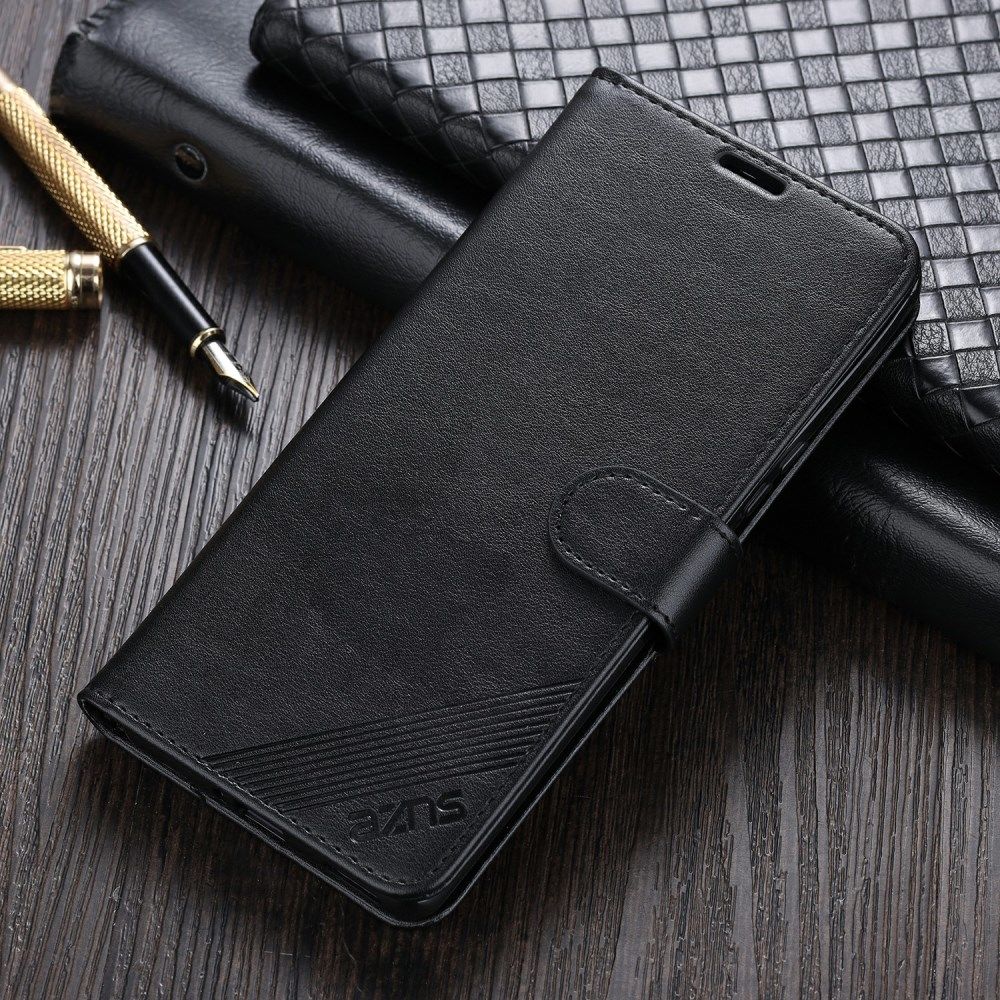 AZNS Xiaomi Poco F3 / Mi 11i Hoesje Wallet Book Case Kunstleer Zwart afbeelding 4