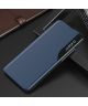 Xiaomi Redmi Note 10 / 10S Hoesje View Book Case Hoesje Blauw