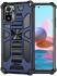 Xiaomi Redmi Poco M5s / Note 10(S) Hoesje met Metalen Kickstand Blauw afbeelding 1