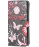 Xiaomi Poco F3 / Mi 11i Hoesje Portemonne Book Case Vlinders Print