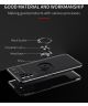 Xiaomi Redmi Note 10 / 10S Hoesje Metalen Ring Kickstand Zwart Blauw
