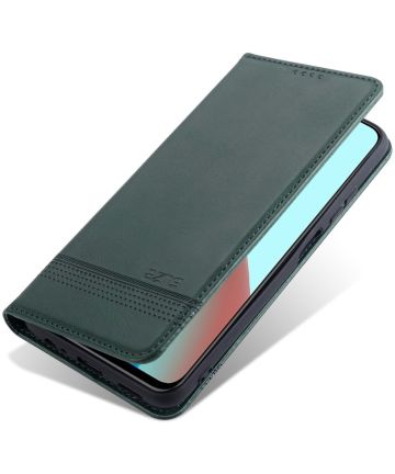 Xiaomi Redmi Note 10 / 10S Hoesje Portemonnee Book Case Groen Hoesjes
