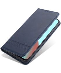 Xiaomi Redmi Note 10 / 10S Hoesje Portemonnee Book Case Blauw