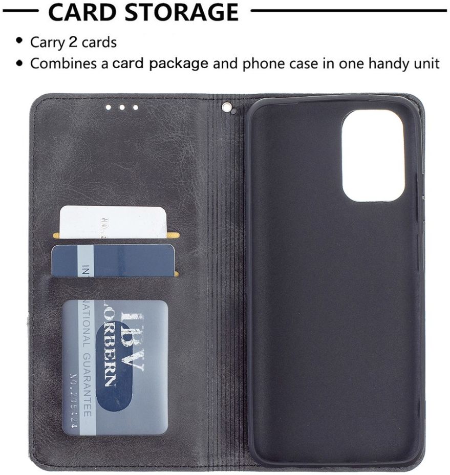 Xiaomi Redmi Poco M5s / Note 10(S) Hoesje Portemonnee Book Case Geometrie Zwart afbeelding 4