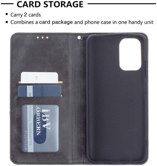 Xiaomi Redmi Poco M5s / Note 10(S) Hoesje Portemonnee Book Case Geometrie Zwart afbeelding 4