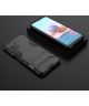 Xiaomi Redmi Note 10 / 10S Hoesje Shock Proof met Kickstand Zwart