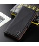 Xiaomi Poco F3 / Mi 11i Hoesje Wallet Book Case Echt Leer Zwart