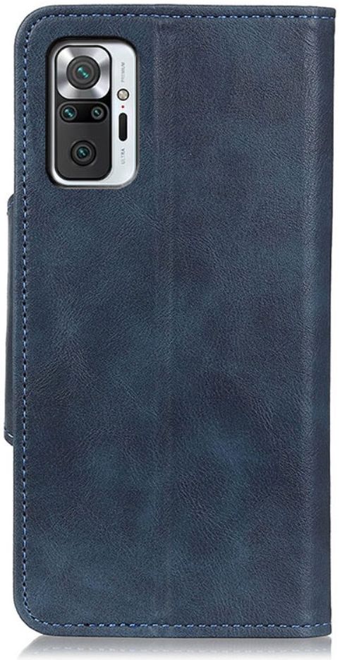 Xiaomi Redmi Note 10 Pro Hoesje Wallet Book Case Kunstleer Blauw afbeelding 5