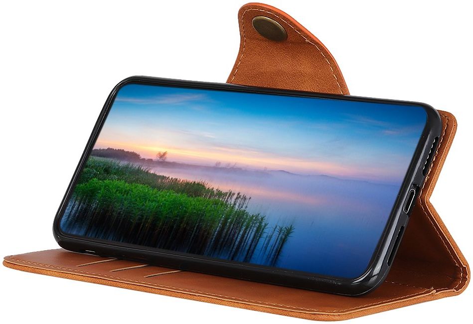 Xiaomi Redmi Note 10 Pro Hoesje Wallet Book Case Kunstleer Bruin afbeelding 7