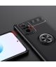 Xiaomi Redmi Note 10 Pro Hoesje met Ring Kickstand Zwart