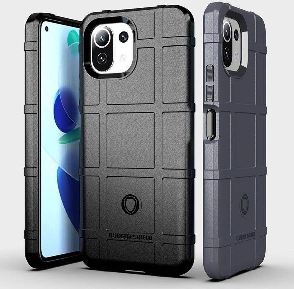 Xiaomi Mi 11 Lite 5G Hoesje Rugged Shield Back Cover Groen afbeelding 4