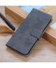 Xiaomi Mi 11 Lite 4G/5G Hoesje Vintage Book Case Wallet Grijs
