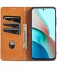 Xiaomi Redmi Note 10 Pro Hoesje Portemonnee Book Case Zwart