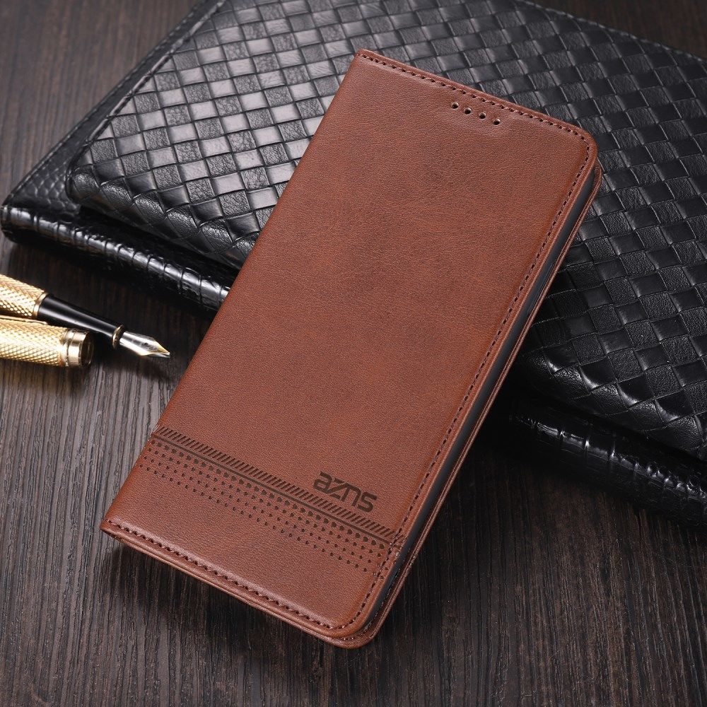 Xiaomi Redmi Note 10 Pro Hoesje Portemonnee Book Case Coffee afbeelding 4