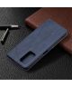 Xiaomi Redmi Note 10 Pro Hoesje Wallet Book Case Geometrie Blauw