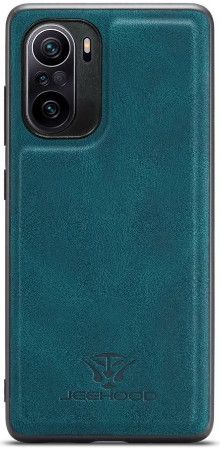 Xiaomi Poco F3 / Mi 11i Hoesje Magnetisch Kaarthouder Back Cover Groen afbeelding 2