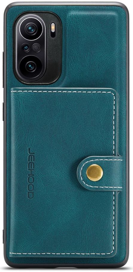 Xiaomi Poco F3 / Mi 11i Hoesje Magnetisch Kaarthouder Back Cover Groen afbeelding 12