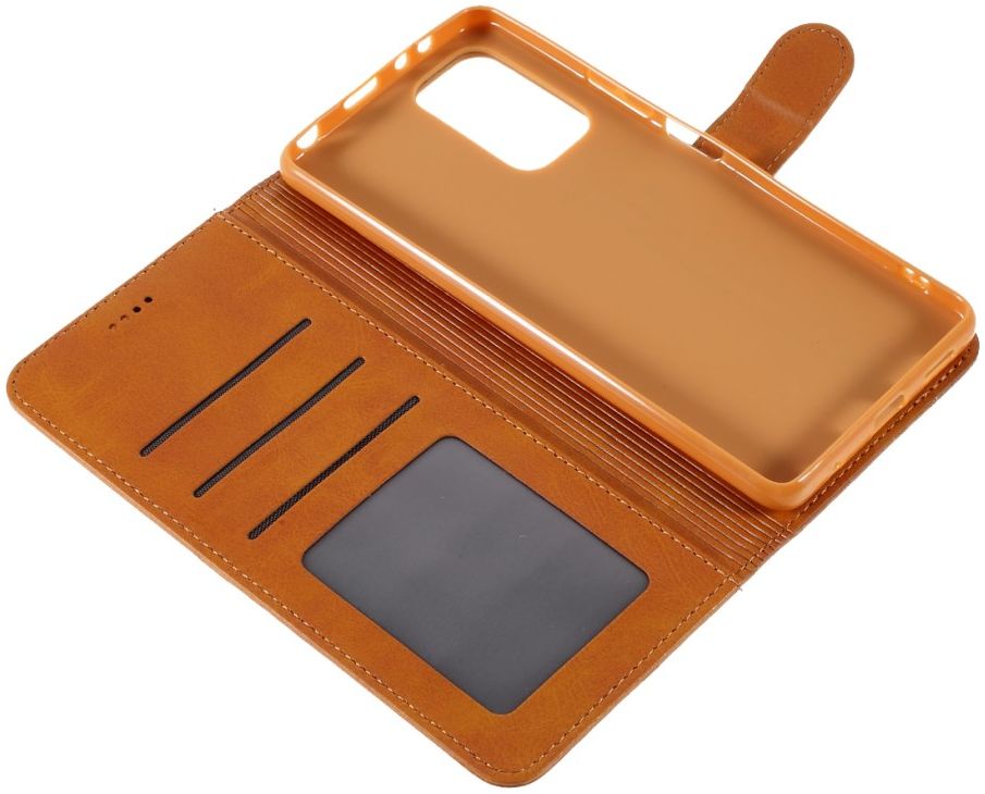 LC.IMEEKE Xiaomi Redmi Note 10 Pro Hoesje Wallet Book Case Bruin afbeelding 8