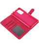 LC.IMEEKE Xiaomi Redmi Note 10 Pro Hoesje Wallet Book Case Roze