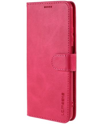 LC.IMEEKE Xiaomi Redmi Note 10 / 10S Hoesje Wallet Book Case Roze Hoesjes
