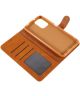 LC.IMEEKE Xiaomi Redmi Note 10 / 10S Hoesje Wallet Book Case Bruin