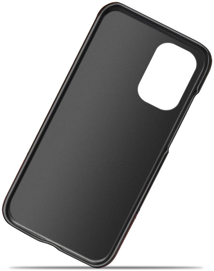 Xiaomi Poco F3 / Mi 11i Hoesje Kunstleer Back Cover Zwart/Bruin afbeelding 5