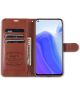 AZNS Xiaomi Mi 10T / 10T Pro Hoesje Wallet Book Case Kunstleer Bruin