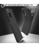 Xiaomi Redmi Note 10 Pro Hoesje Twill Slim Textuur Back Cover Zwart