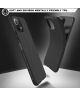 Xiaomi Mi 11 Lite 4G / 5G Hoesje Twill Slim Textuur Back Cover Zwart