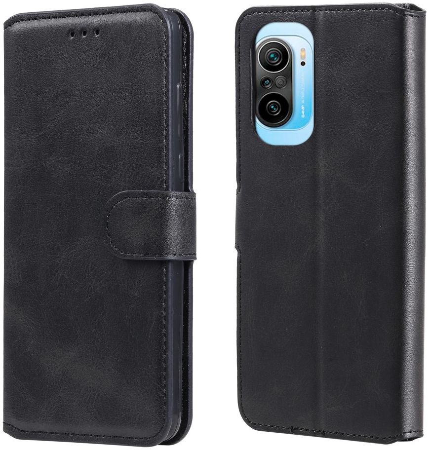 Xiaomi Poco F3 / Mi 11i Hoesje Portemonnee Book Case Kunstleer Zwart afbeelding 7