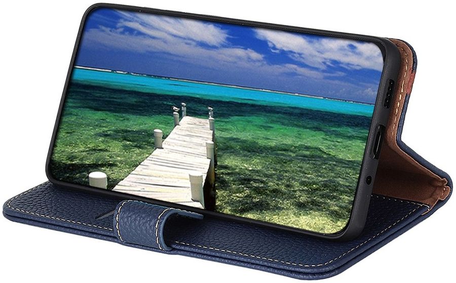 KHAZNEH Xiaomi Mi 11 Lite 4G/5G (NE) Hoesje Wallet Echt Leer Blauw afbeelding 7