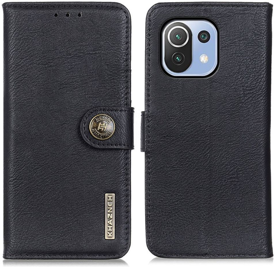 KHAZNEH Xiaomi Mi 11 Lite 4G/5G (NE) Hoesje Wallet Book Case Zwart afbeelding 3