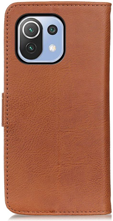 KHAZNEH Xiaomi Mi 11 Lite 4G/5G (NE) Hoesje Wallet Book Case Bruin afbeelding 5