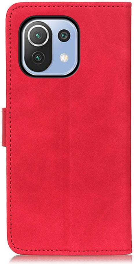 KHAZNEH Xiaomi Mi 11 Lite 4G/5G (NE) Hoesje Retro Portemonnee Rood afbeelding 3