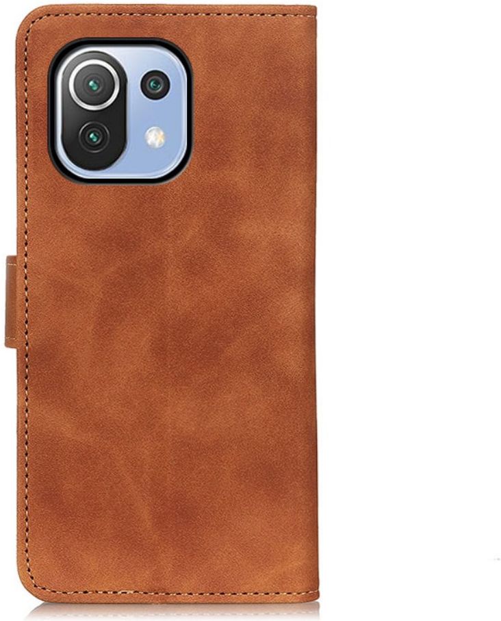 KHAZNEH Xiaomi Mi 11 Lite 4G/5G (NE) Hoesje Retro Portemonnee Bruin afbeelding 3