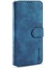 DG Ming Xiaomi Poco F3 / Mi 11i Hoesje Retro Wallet Book Case Blauw