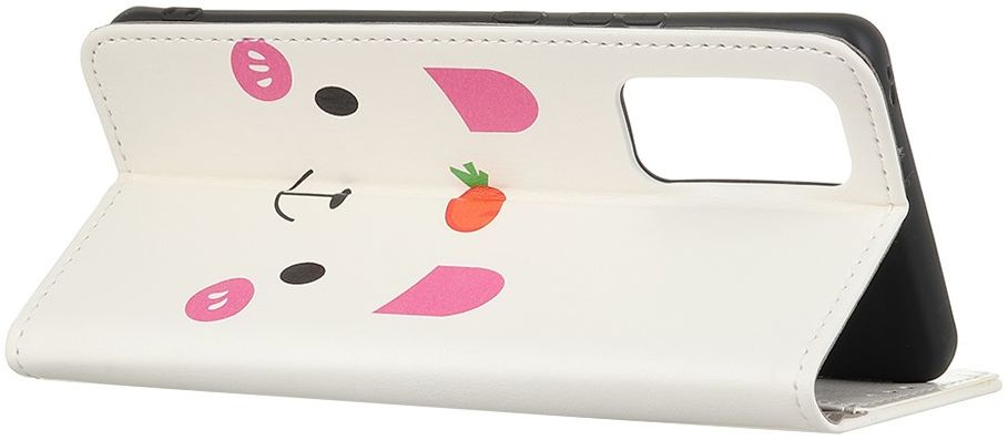 Oppo Find X3 Lite / Reno5 Hoesje Portemonnee Book Case Konijn Print afbeelding 5