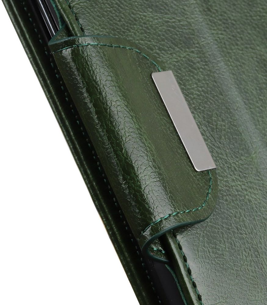 Oppo Find X3 Lite / Reno5 Hoesje Portemonnee Book Case Kunstleer Groen afbeelding 11