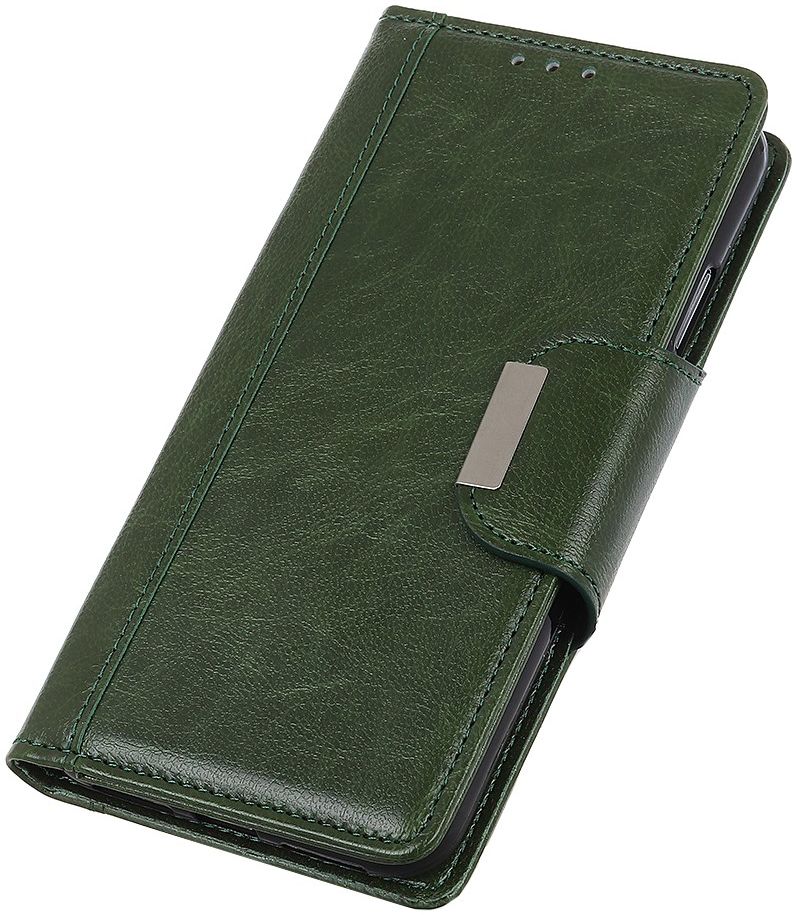 Oppo Find X3 Lite / Reno5 Hoesje Portemonnee Book Case Kunstleer Groen afbeelding 12