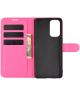 Oppo Find X3 Lite / Reno5 Hoesje Wallet Book Case met Pasjes Roze