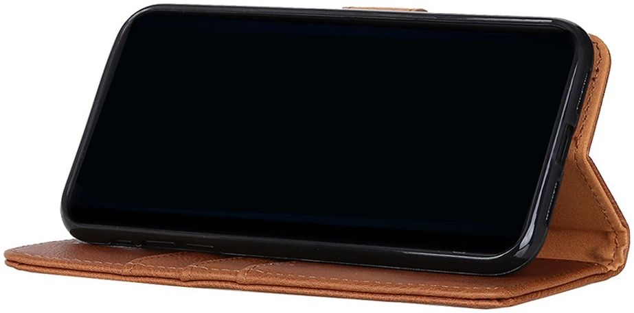 KHAZNEH Oppo Find X3 Pro Hoesje Portemonnee Book Case Bruin afbeelding 7
