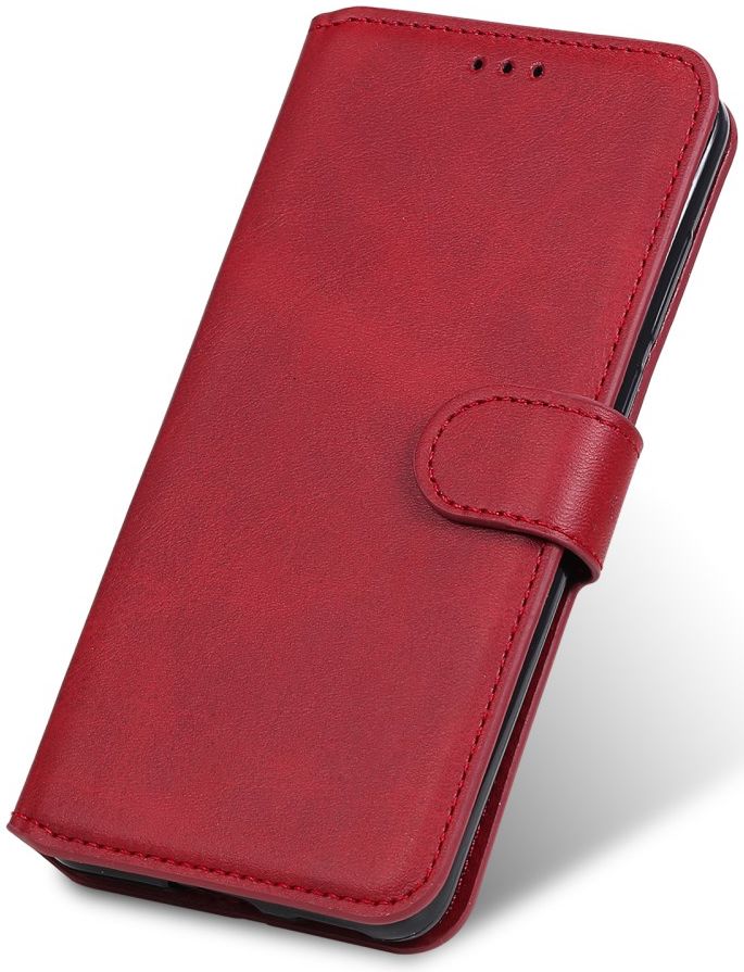 Oppo A54 5G Hoesje Portemonnee Book Case Kunstleer Rood afbeelding 8