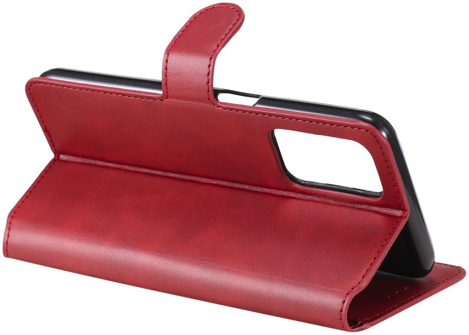 Oppo A54 5G Hoesje Portemonnee Book Case Kunstleer Rood afbeelding 9