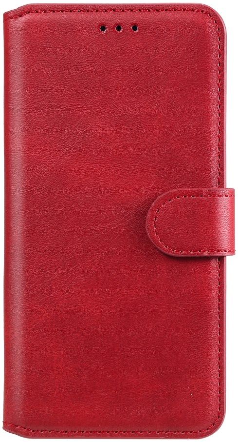 Oppo A54 5G Hoesje Portemonnee Book Case Kunstleer Rood afbeelding 1