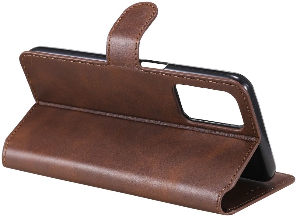 Oppo A54 5G Hoesje Portemonnee Book Case Kunstleer Bruin afbeelding 12