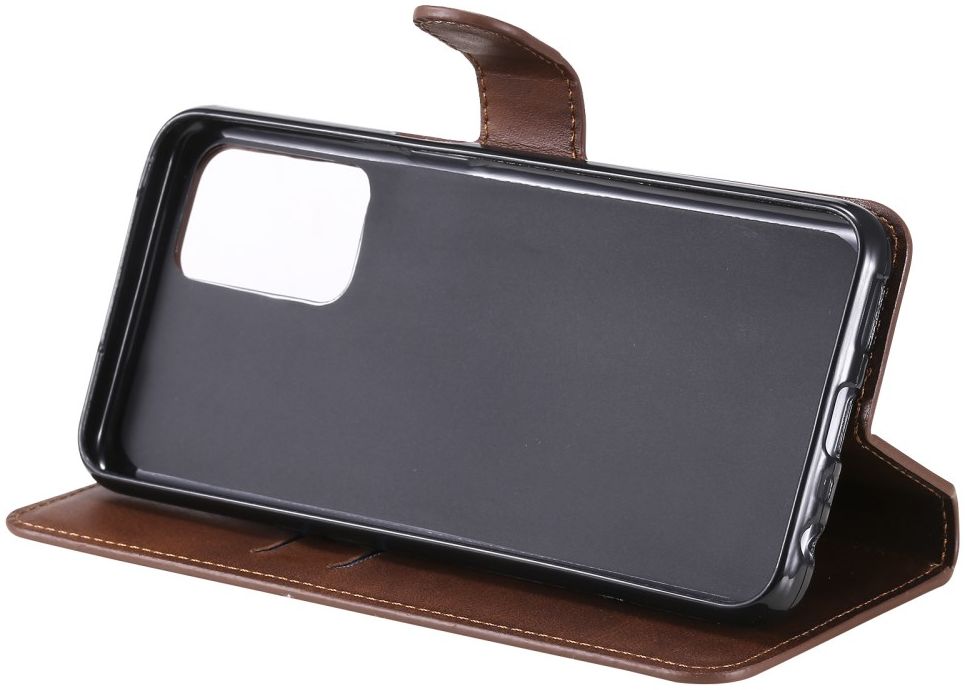 Oppo A54 5G Hoesje Portemonnee Book Case Kunstleer Bruin afbeelding 13
