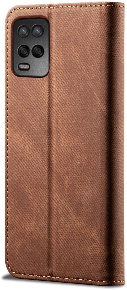 Oppo A54 5G Hoesje Vintage Book Case Wallet Rood afbeelding 1