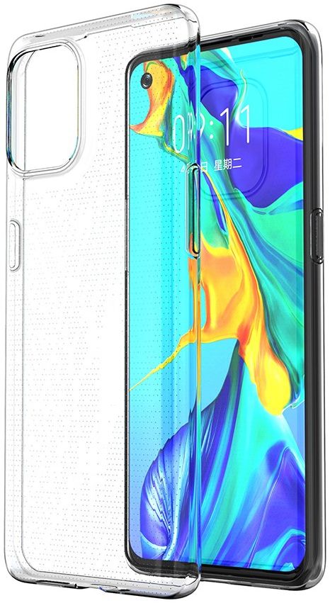 Oppo Find X3 Pro Hoesje Flexibel en Dun TPU Back Cover Transparant afbeelding 6